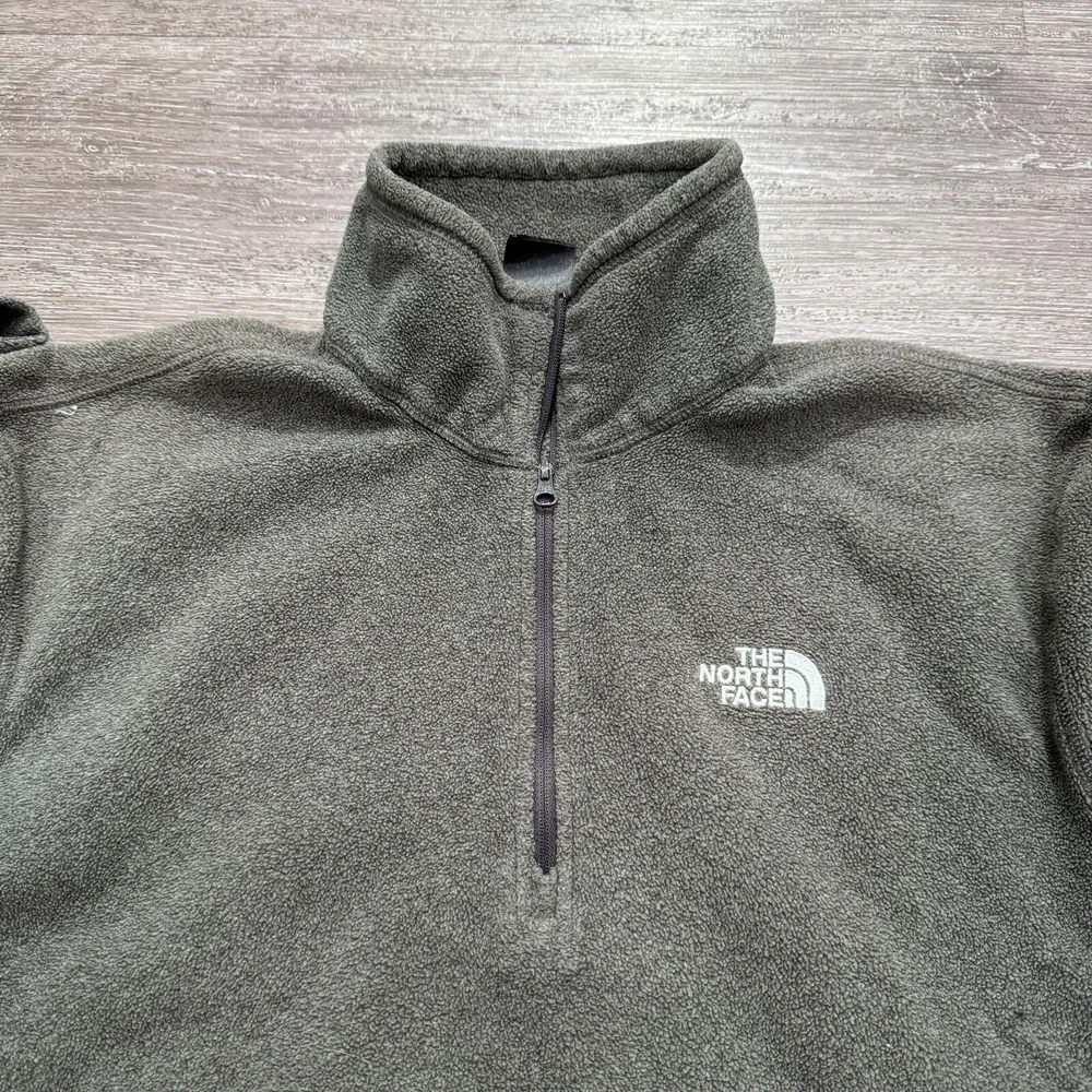 The North Face Jacket Mens Medium Gray Fleece Outdoor Hiking Earthy Gorpcore‎